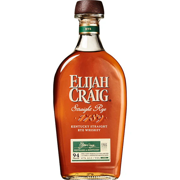 Elijah Craig Straight Rye Whiskey