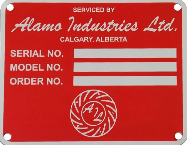 screen printed nameplates