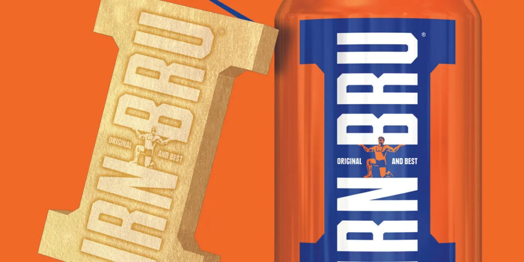 IRN BRU can with the logo