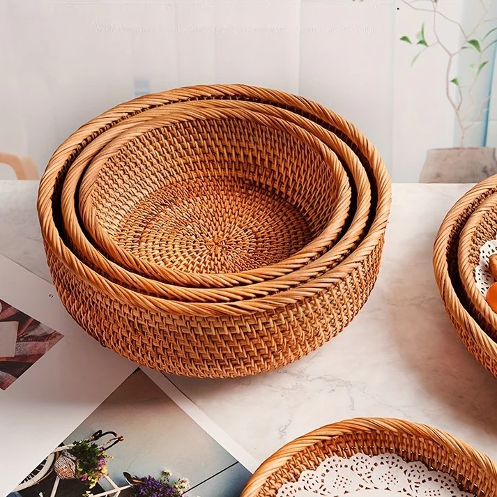 Rattan Decorative Woven Baskets